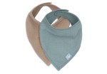 Bandana Hydrofiel - Sea Green/Biscuit - 2 Stuks