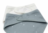 Jollein - Bandana Slab Twinkling - Zee Groen - 2 Stuks