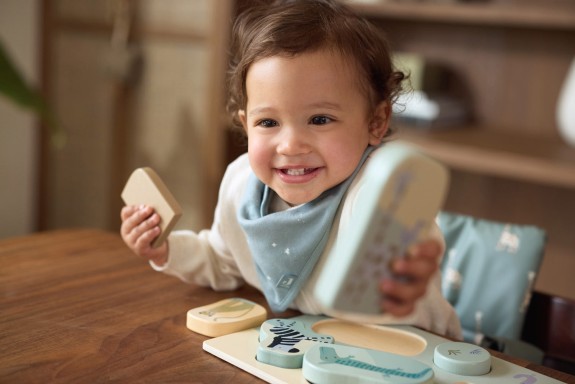 Jollein - Bandana Slab Twinkling - Zee Groen - 2 Stuks