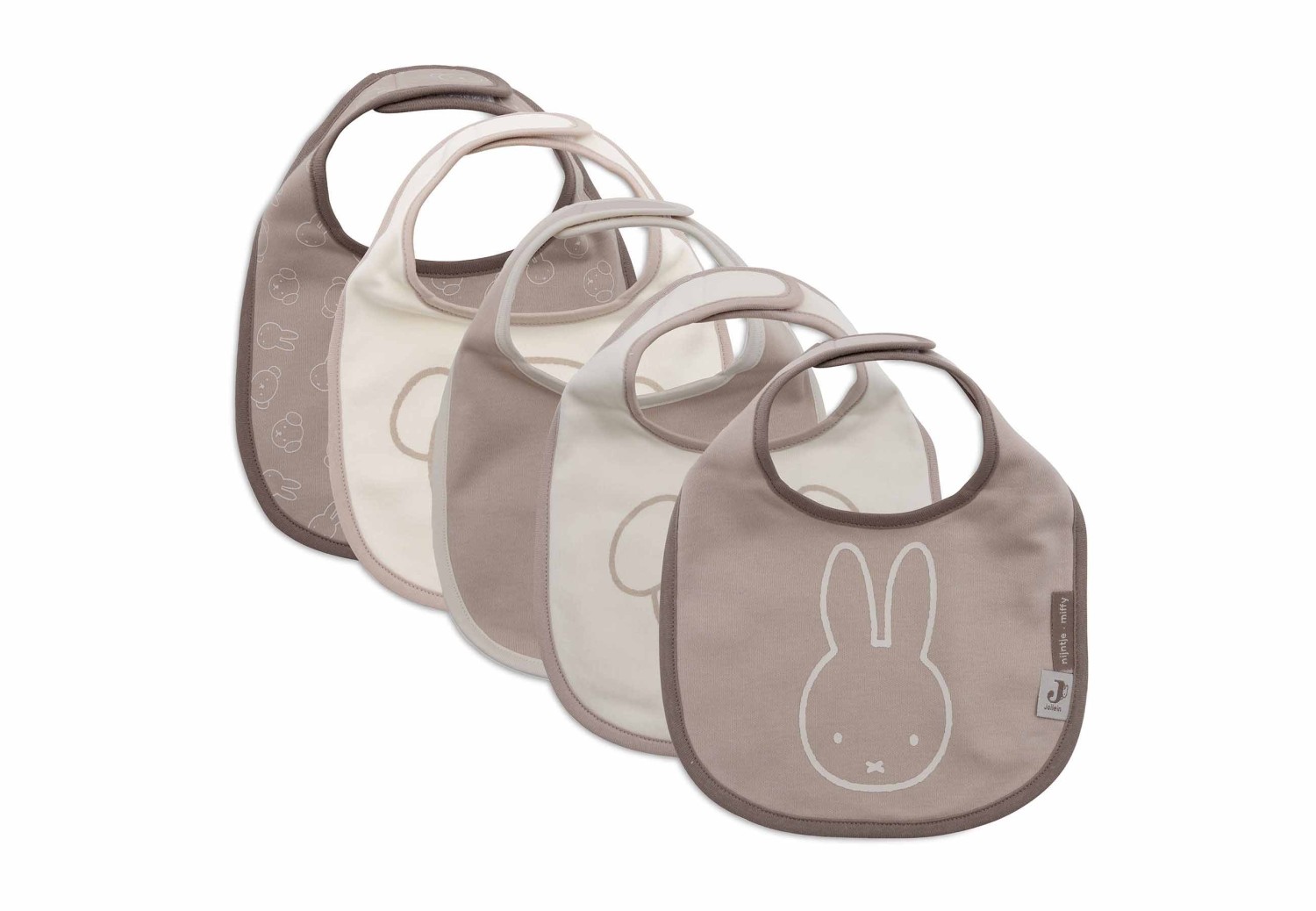 Slabbetjes Miffy Vrienden - 5 Stuks