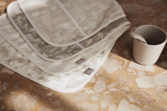 Jollein - Waterdichte Slab Dieren - Nougat - 2 Stuks