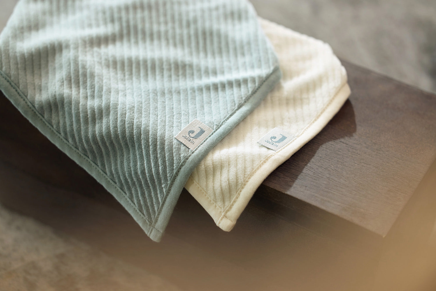 Bandana Slab Velvet Rib - Zee Groen/Ivoor - 2 Stuks - afbeelding 7