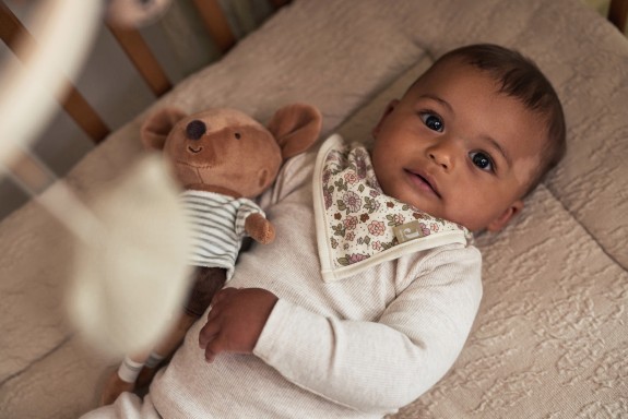 Jollein - Bandana Retro Flowers - 2 Stuks