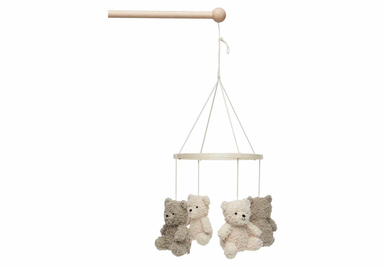 Baby Mobiel Teddy Bear - Groen/Natuur - afbeelding 4