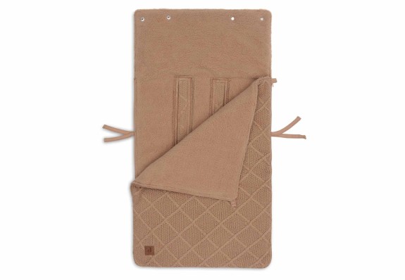 Jollein - Voetenzak Check Knit - Biscuit