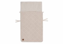 Voetenzak voor Autostoel Groep 0+ - Check Knit Oatmeal