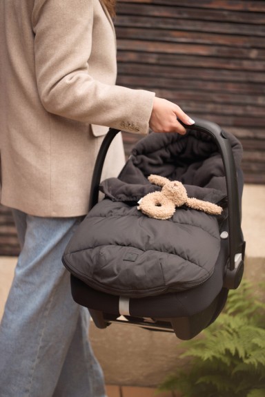Jollein - Voetenzak groep 0+ Puffed Zwart