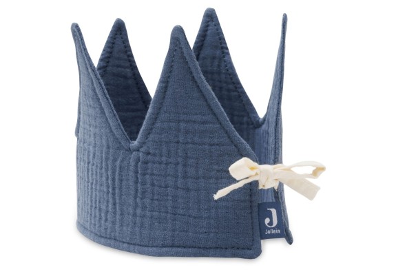 Jollein - Verjaardagskroon 12x35cm - Jeans Blue