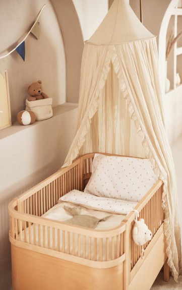 Jollein - Vlaggenlijn 200x17cm - Jeans Blue/Olive Green