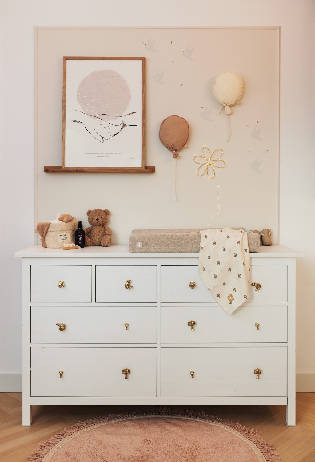 Stoffen Ballon - Babykamer Eye-Catcher - Biscuit - afbeelding 7