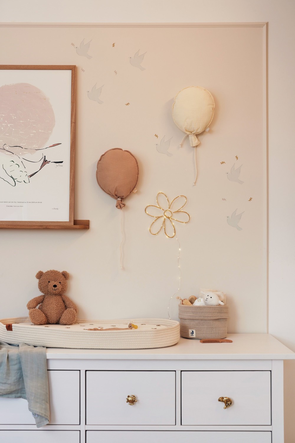 Stoffen Ballon - Babykamer Eye-Catcher - Biscuit - afbeelding 8