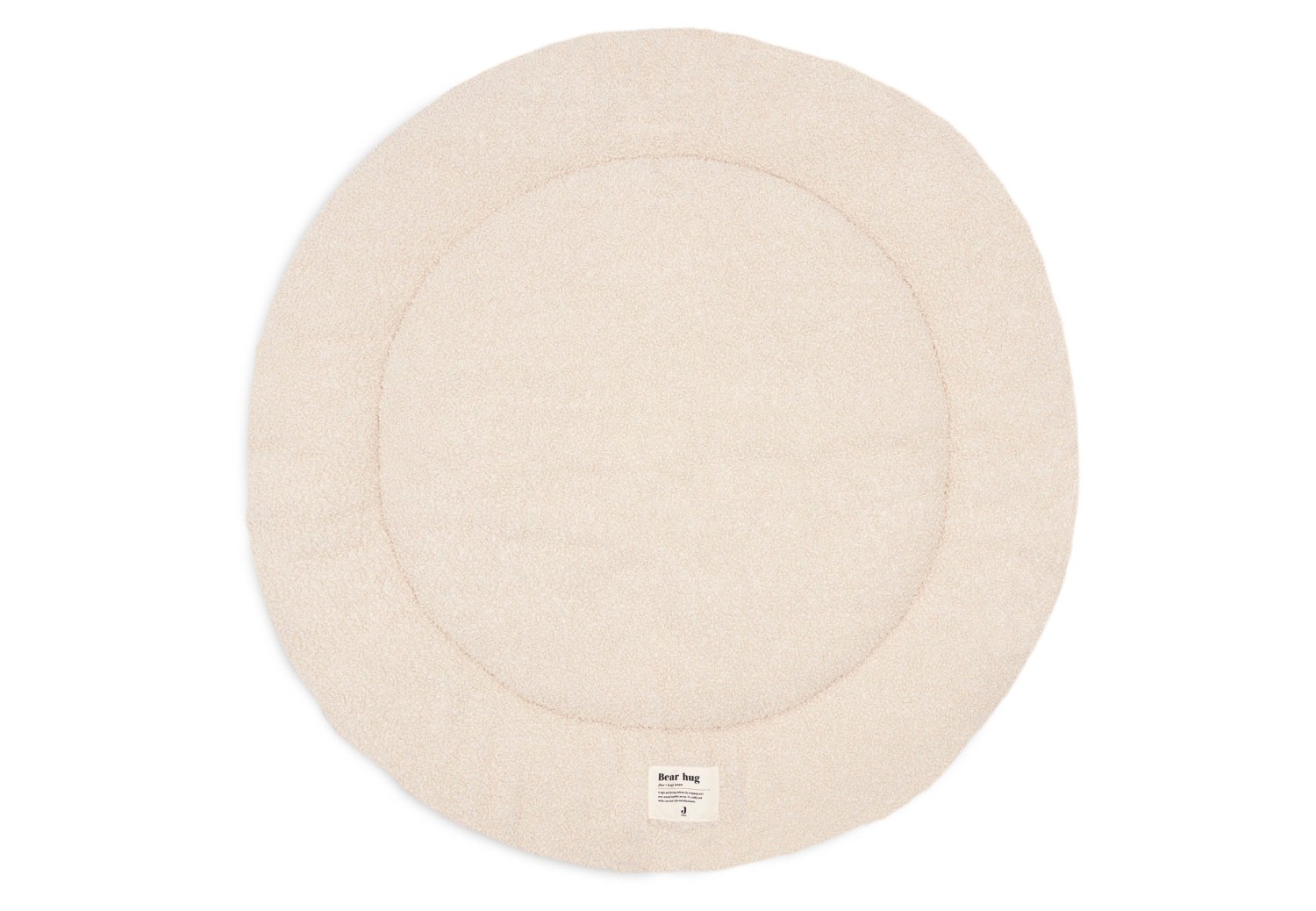 Rond Boxkleed Boucle - Naturel