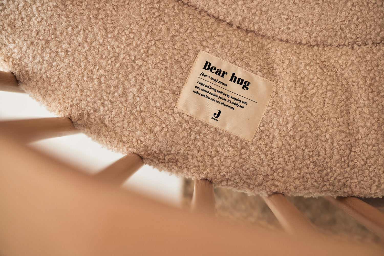Rond Boxkleed Boucle - Naturel - afbeelding 4