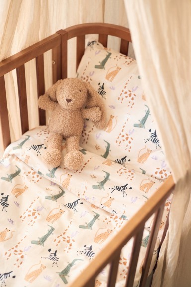 Jollein - Dekbedovertrek Jungle Jambo 100x140cm