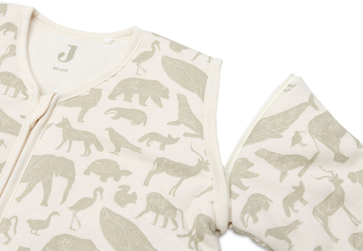 Baby Slaapzak met Afritsbare Mouw 90cm - Animals - afbeelding 5