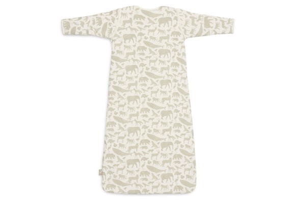 Baby Slaapzak Afritsbare Mouw 70cm Animals - Olijfgroen