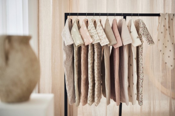 Baby Slaapzak met Afritsbare Mouw 70cm Retro Flowers