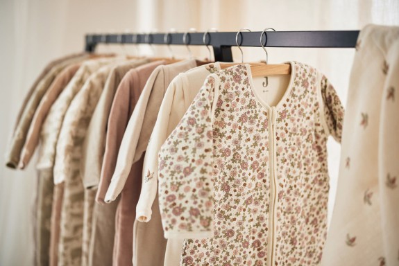 Baby Slaapzak met Afritsbare Mouw 70cm Retro Flowers