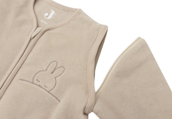 Baby Slaapzak met Afritsbare Mouw 90 cm - Nougat