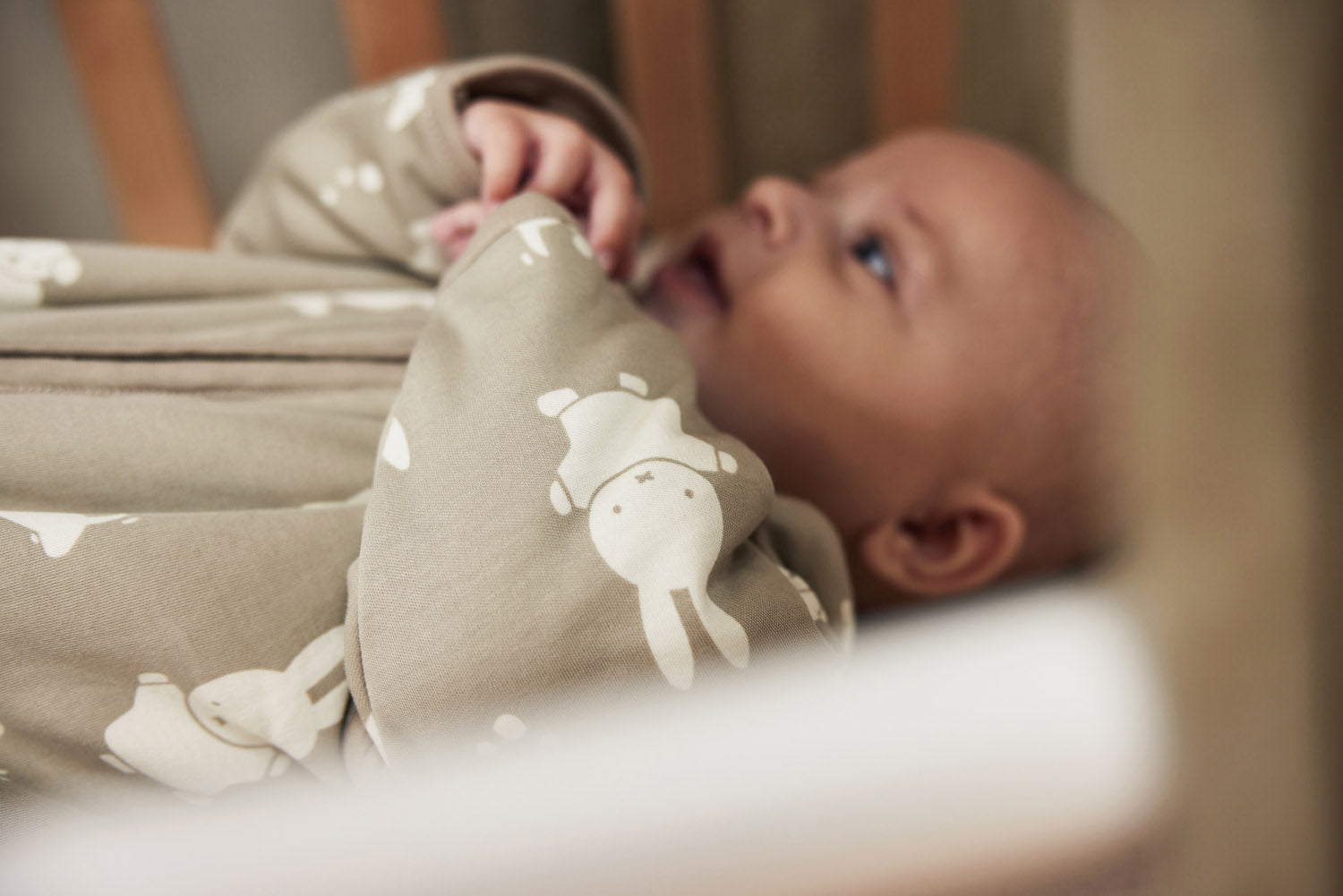 Baby Slaapzak Afritsbare Mouw 110 cm - Olijfgroen - afbeelding 7