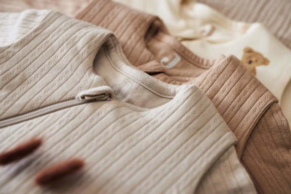 Baby Slaapzak Nieuwgeboren 60cm Ajour - Biscuit