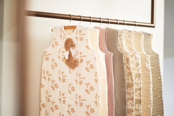 Jollein - Baby Slaapzak Hydrofiel Miffy Stripe - Biscuit