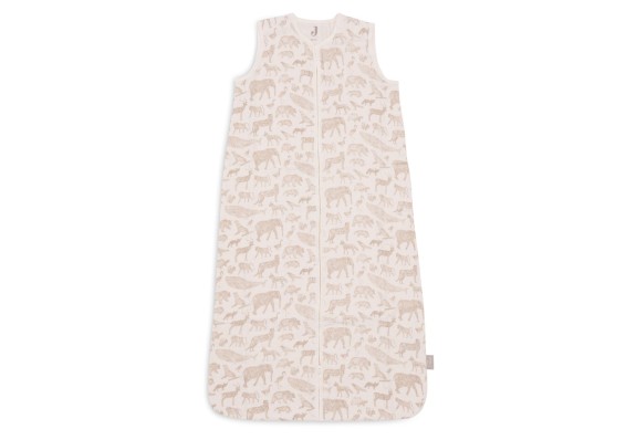 Jollein - Baby Slaapzak Hydrofiel 90cm Animals - Nougat