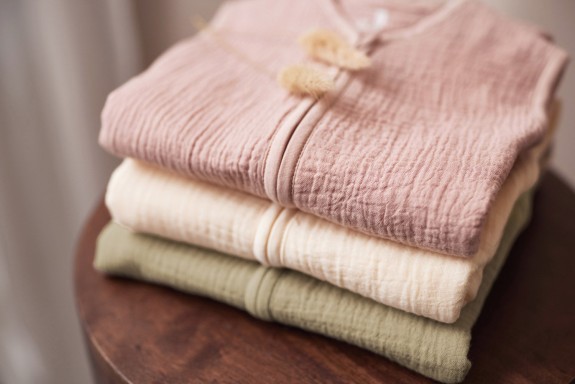 Jollein - Hydrofiel Baby Slaapzak 90cm Oatmeal