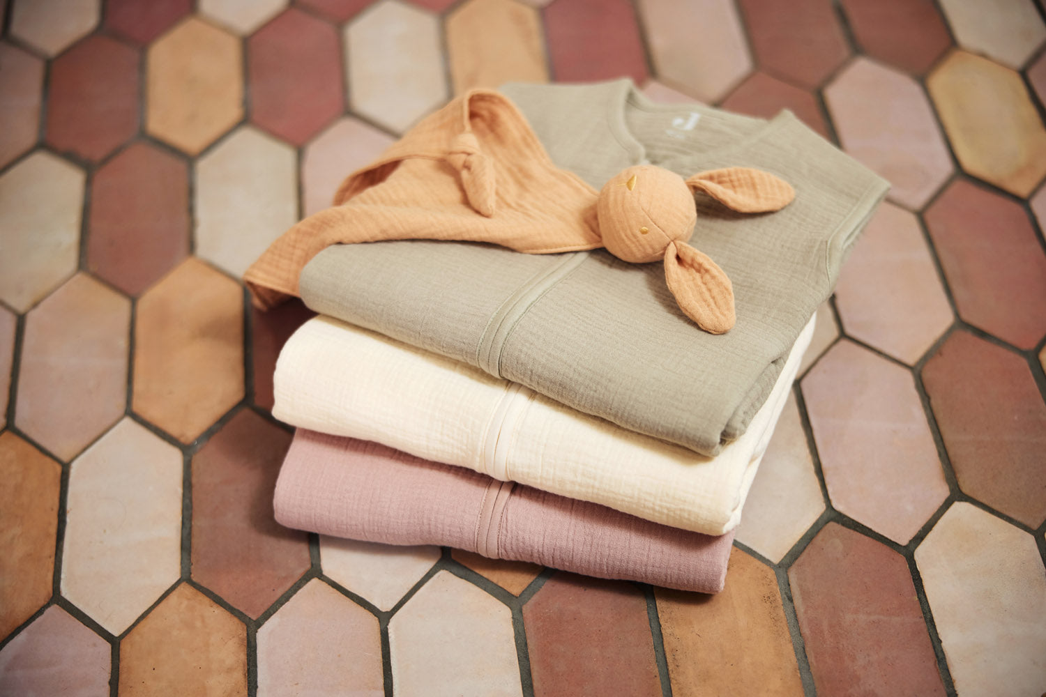 Hydrofiel Baby Slaapzak 90cm Oatmeal - afbeelding 6