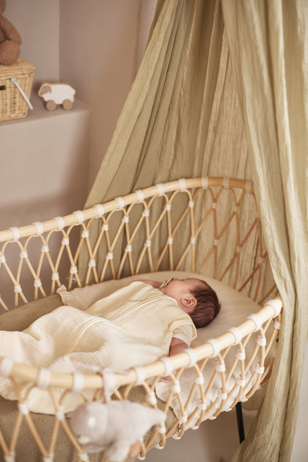 Baby Slaapzak Newborn Olive Green - afbeelding 4