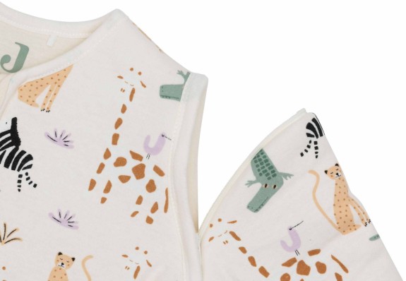 Baby Slaapzak Afritsbare Mouw 110cm Jungle Jambo