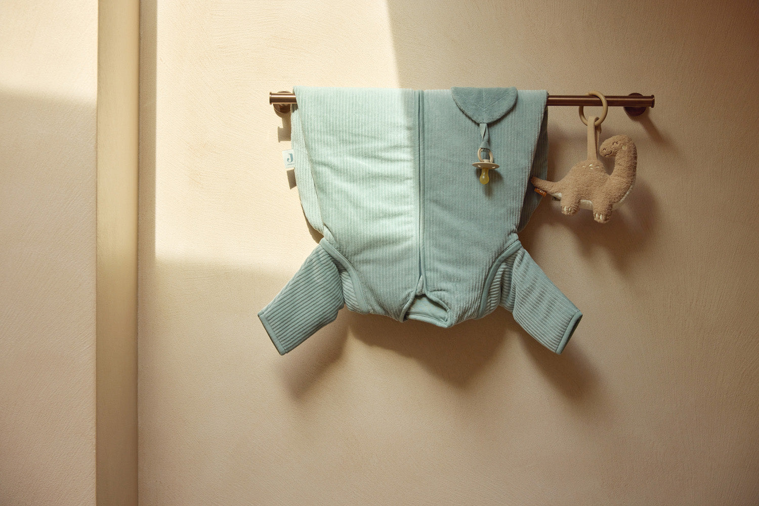 Baby Slaapzak Afritsbare Mouw 110cm Rib - Zeegroen - afbeelding 8