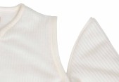Baby Slaapzak Afritsbare Mouw 110cm Rib - Ivory
