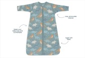 Jollein - Baby Slaapzak met Afritsbare Mouwen 70cm
