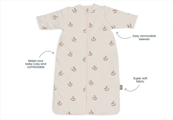 Baby Slaapzak Afritsbare Mouw 90cm Nostalgic Ride