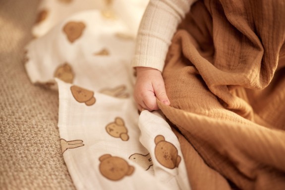 Jollein - Hydrofiel Slaapzak 70cm - Biscuit