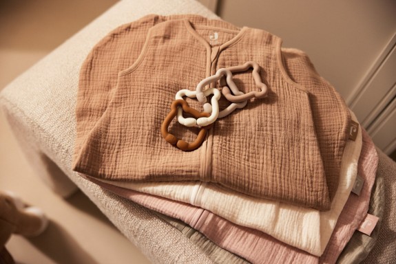 Jollein - Ultieme Hydrofiel Slaapzak 110cm - Biscuit