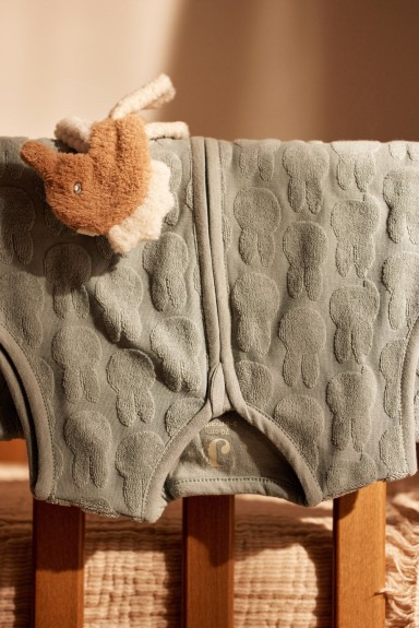 Jollein - Baby Slaapzak Miffy Jacquard Terry - Sea Green