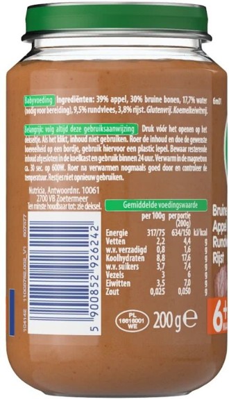 Olvarit Variatiemenu Maaltijd - 6 maanden - 12 stuks