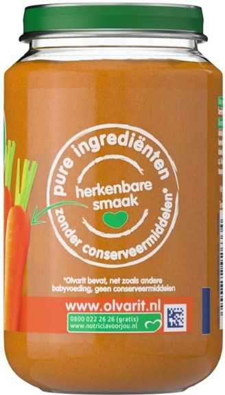 Olvarit Variatiemenu Maaltijd - 6 maanden - 12 stuks