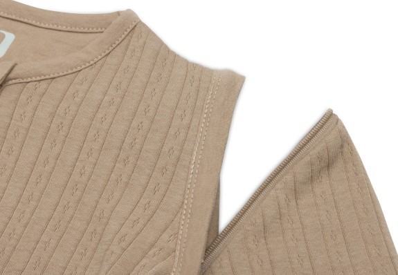 Slaapzak met Afritsbare Mouw 110cm Ajour - Biscuit