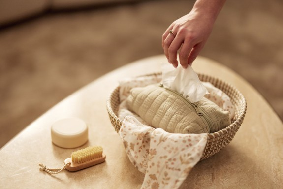 Jollein - Billendoekjes Etui Hydrofiel - Olijfgroen