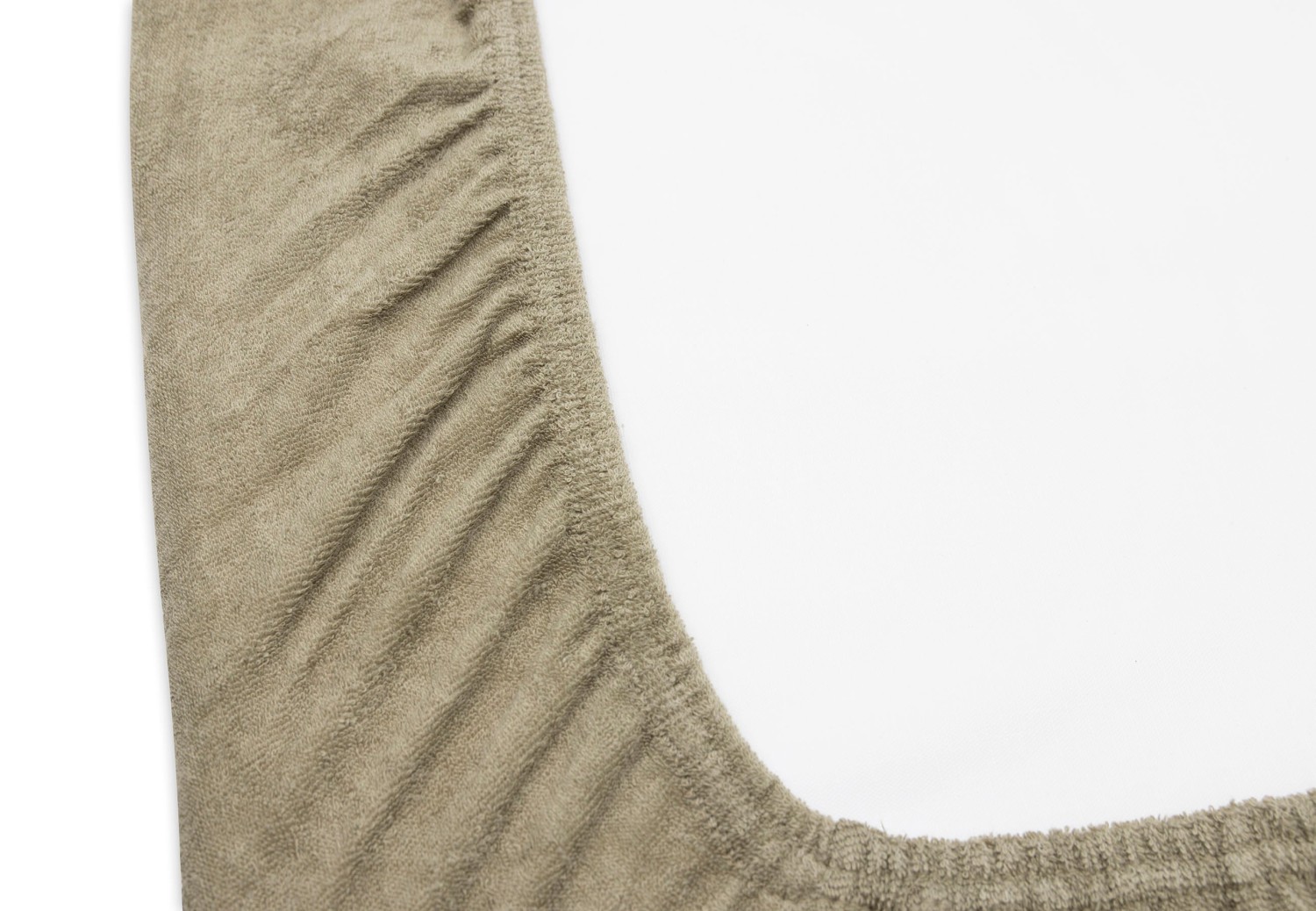 Badstof Aankleedkussenhoes Olive Green - 2 Stuks - afbeelding 4
