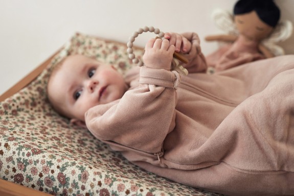 Jollein - Aankleedkussenhoes Jersey Retro Flowers