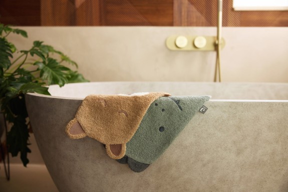 Jollein - Zachte Badstof Washand Jungle Jambo - Croco