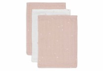 Hydrofiel Twinkling Washandje - Wild Rose - 3 Stuks