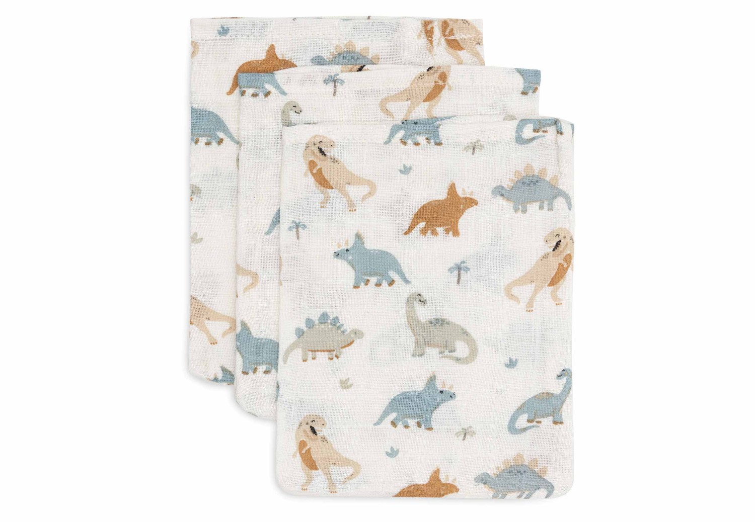 Hydrofiel Waslapje - Roarsome - 3 Stuks - afbeelding 2
