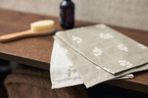 Hydrofiel Washandje Twig - Olijfgroen - 3 Stuks