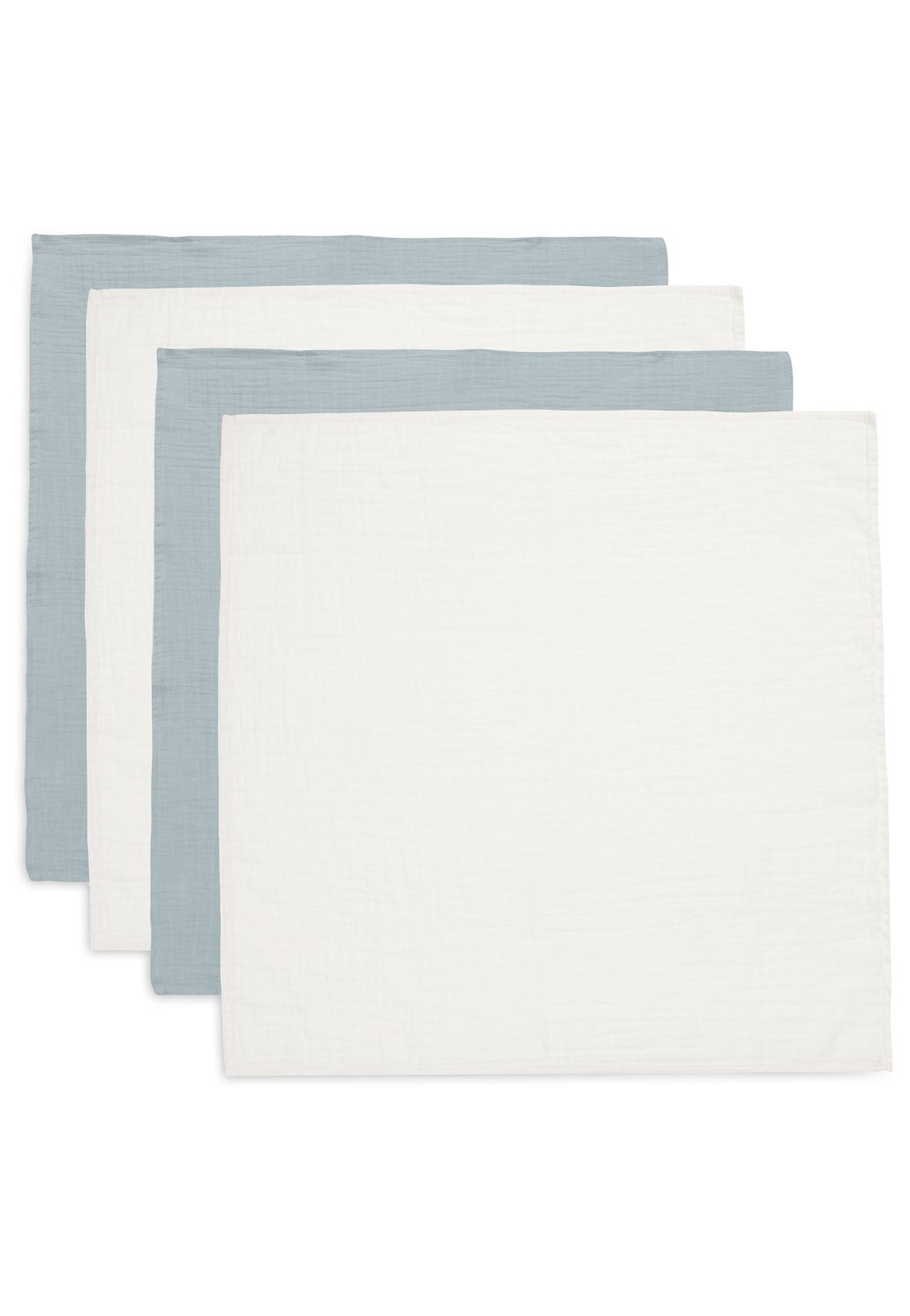 Hydrofiele Doek Small 70x70cm - Sea Green/Ivory - 4 Stuk - afbeelding 5
