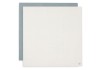 Hydrofiele Doek Groot 115x115cm - Sea Green/Ivory